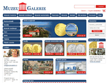 Tablet Screenshot of muzeugalerie.ro